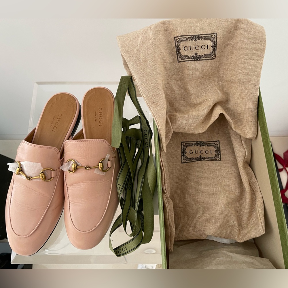 Gucci Princetown Mules Size 36 1/2